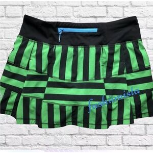 RARE Lululemon Skirt *Seawheeze 2015 Vivid Green Skort sz.4